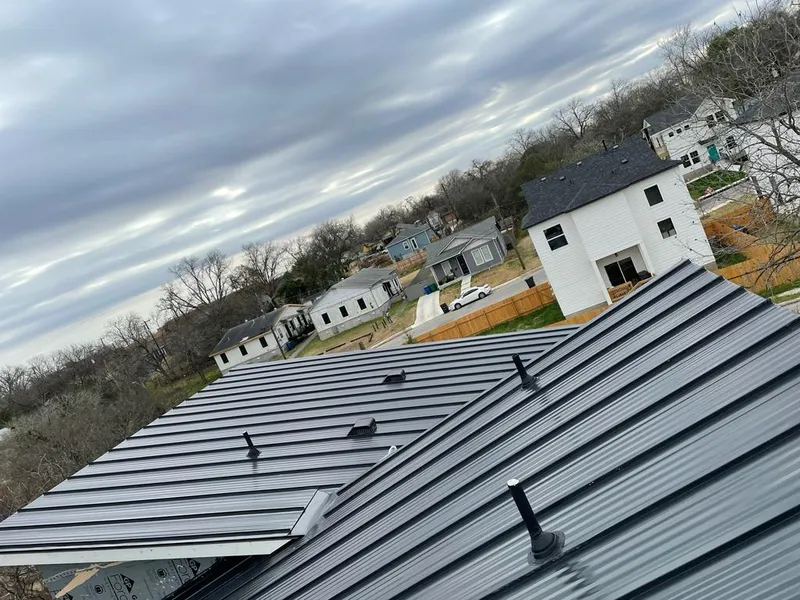 Standing seam metal roof panels with vents for Skylight Repair in East Windsor